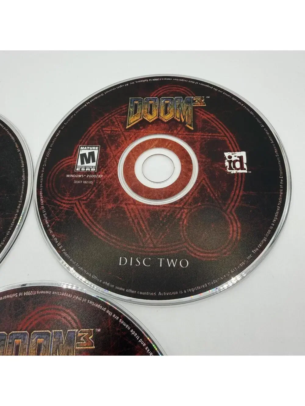 Doom 3 (2004) - PC CD-ROM Video Game ** Disc Only **